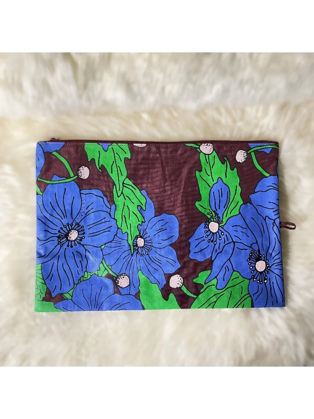NWOT Baggu Go Pouch Large - Poppy
